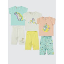 Civil Baby Kız Bebek 3'lü Takım 6-18 Ay