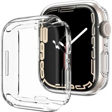 PSGT 2 Adet Apple Watch Seri 42MM Seffaf Silikon 360 Tam Koruma Yumuşak Ekran Koruyucu