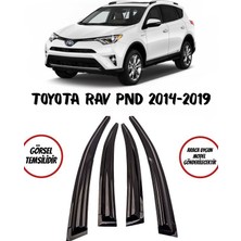 Toyota Rav4 Pnd Cam Rüzgarlığı 4lü 2014-2019 Arası