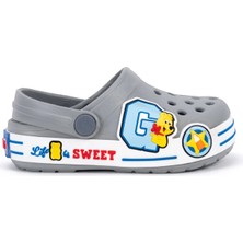 Haribo Çocuk Gri Eva Sandalet