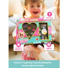 Kalpli Takı Tasarım Seti | Renkli Boncuklarla El Becerisi Geliştirme, 3+ Yaş Dıy Takı Tasarım Oyunu