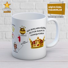 Hediyeci Market Prens Karakter Temalı Beyaz Kupa Bardak - Hmk-00117-03 Ve Hmk-00117-04