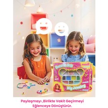 Panda Kutulu Renkli Boncuk Takı Yapım Seti | 3+ Yaş Dıy Takı Oyunu