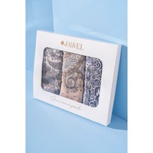 Kadın Tlos Soft Şal Paketi (Lila-Hardal-Lacivert)