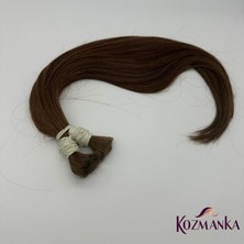 Kozmanka Rus ve Özbek Saçları - Açık Kestane 100 gr