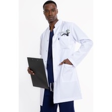 Uçak Medikal Beyaz Uzun Boy, Hakim Yaka, Doktor Önlüğü