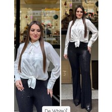 Büyük Beden Pul Payet Abiye Pantolon