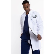 Uçak Medikal Beyaz Uzun Boy, Hakim Yaka, Doktor Önlüğü