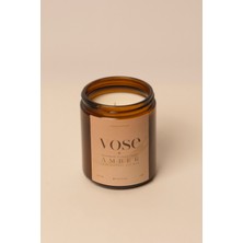 Vose Amber Kokulu Doğal Soya Wax Amber Kavanoz Mum