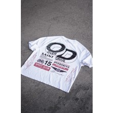 Overdrive Kısa Kollu Beyaz  T-Shirt