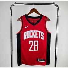 Bysportakus H.O.U.S.T.O.N Rockets 2025 Alperen Şengün Basketbol Forması (Red)