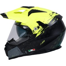 Sway Sw X60 Sand Yellow Black Cross Kask