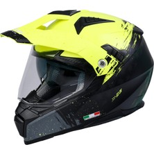 Sway Sw X60 Sand Yellow Black Cross Kask
