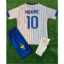 Bysportakus Fransa 2024/25 Yeni Sezon Kylian Mbappe Çocuk Forması 3'Lü Set