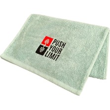 Nakışlı Sporcu Havlusu Pamuklu, Ter Emici Fitness Plates Boks Tenis Spor Havlusu
