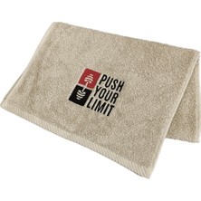 Nakışlı Sporcu Havlusu Pamuklu, Ter Emici Fitness Plates Boks Tenis Spor Havlusu
