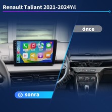 Conio Renault Taliant 2021-2024 Yıl Uyumlu 10,2 Inç 1 GB Ram 16 GB Hafıza Multimedya Carplay Navigasyon