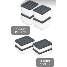 Organizer set buzdolabı düzenleyici buzluk saklama kabı difriz ve mikrodalga uyumlu saklama kabı