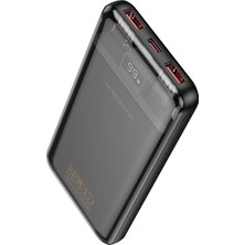 Powerbank 10.000MAH Type C LED Ekran 22.5W + Pd3.0/2.0  + Qc3  Ultra Slım Şarj Cihazı BJ52