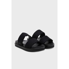 Calvin Klein Logolu Pamuklu Çift Bantlı Sandalet YM0YM012220GJ Erkek Sandalet YM0YM01222 0gj
