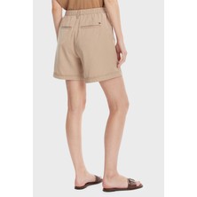 Tommy Hilfiger Pamuk Karışımlı Regular Fit Normal Bel Cepli Short Bayan Short WW0WW44762 Aeg