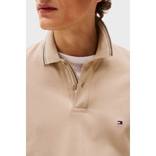 Tommy Hilfiger Pamuklu Regular Fit Düğmeli Polo Yaka T Shirt Erkek Polo Yaka T Shirt MW0MW38459 Rbt