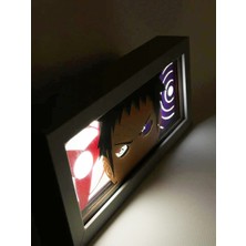 Obito 3D Anime Lightbox Işıklı Kutu Tablo