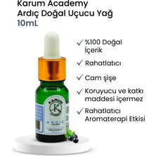 Karum Academy Aromaterapi Doğal Cam Damlalıklı Ardıç Uçucu Yağ 10ml