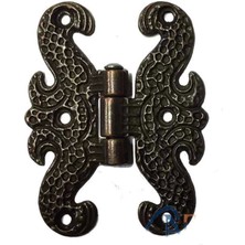 Zamak Kelebek Menteşe - Büyük, 50X67MM, Oksit, 100 Adet
