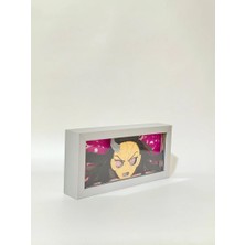 Nezuko 3D Anime Lightbox Işıklı Kutu Tablo