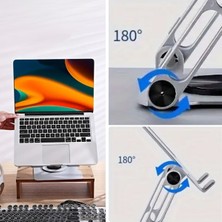 PratikAI Pratikaı 360 Derece Dönebilen Hava Aldıran Laptop Standı | Ergonomik &
