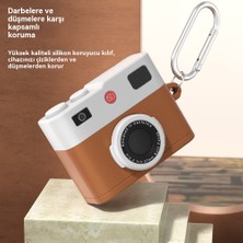 Yuanbao Sevimli Ins Retro Kamera Için Airpods 4 Nesil Kulaklık Kılıfı (Yurt Dışından)
