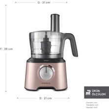 Karaca Mastermaid Power Multifunctional 10 in 1 Rosegold Gıda Hazırlama Seti