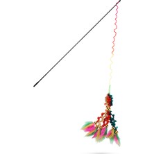 Beeztees Kedi Oltası, Yün Örgü ve Tüyler Uc, Dayanıklı Ip, 46CM