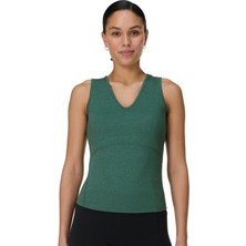 Sweaty Betty Gaia V-neck Kadın Mavi Tank Top