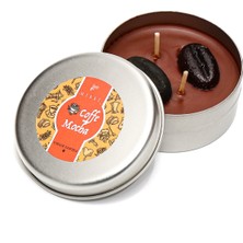 Missi Coffe Mocha Kokulu Silver Teneke Vegan Mum /seyahat Mumu