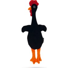 Beeztees Köpek Oyuncağı, Horoz, Peluş, Siyah, 40X10X5CM