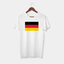 Cakkey Almanya Bayrağı Baskılı Tişört