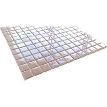 Mutfak Tezgah Arası, Havuz, Banyo, Sauna, Spa, Iç ve Dış Dekorasyonda Tüm Yüzeyler Için, Güz Gülü, 31,5X31,5CM. Fileli Cam Mozaik. (10 File Karo = 1 M2 Fiyatıdır )