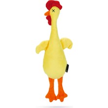 Beeztees Köpek Oyuncağı, Horoz, Peluş, Sarı, 40X10X5CM