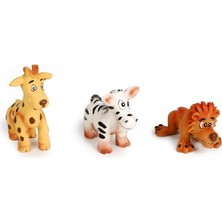 Beeztees Köpek Oyuncağı, Sesli, Afrika Hayvanları, Lateks, Çeşitli Renklerde, 11,5cm