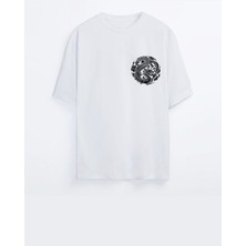 Cakkey Beyaz Cristiano Ronaldo Baskili Tişört 2