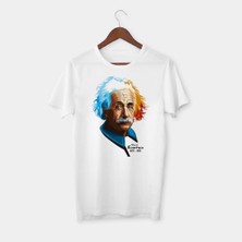 Cakkey Albert-Einstein-Baskili Tişört