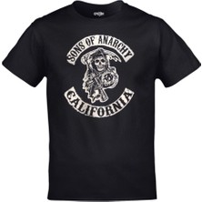 Cakkey Siyah Sons Of Anarchy California Tshirt