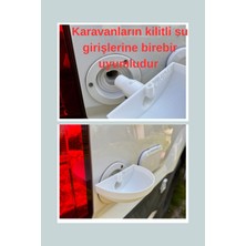 SALBA Karavan Su Deposu Doldurma Dolum Hunisi Kilitli Girişlere Uygun(pratik su doldurma çözümü)