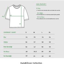 Oversize Kulaklık Tasarımlı Unisex T-Shirt