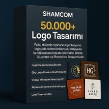 50.000+ Logo Tasarımı – Shamcom’dan Dev Grafik Paketi