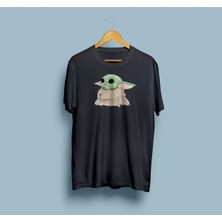 Bahriyeli Collection Oversize Baby Yoda Baskılı Unisex T-Shirt