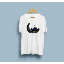 Bahriyeli Collection Oversize Mübarek Ramazan Bayramı Ayı Tasarım Unisex T-Shirt