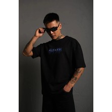 Cakkey Ritual Baskılı Oversize Pamuk Tshirt